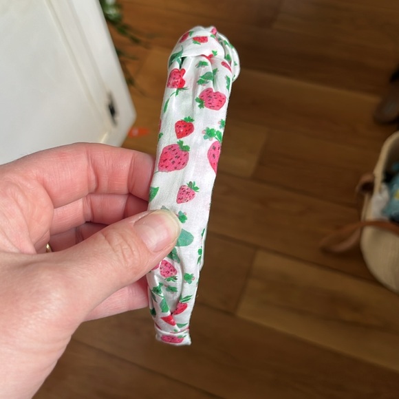 Crewcuts girls sleeveless strawberry dress AND headband - Picture 5 of 6